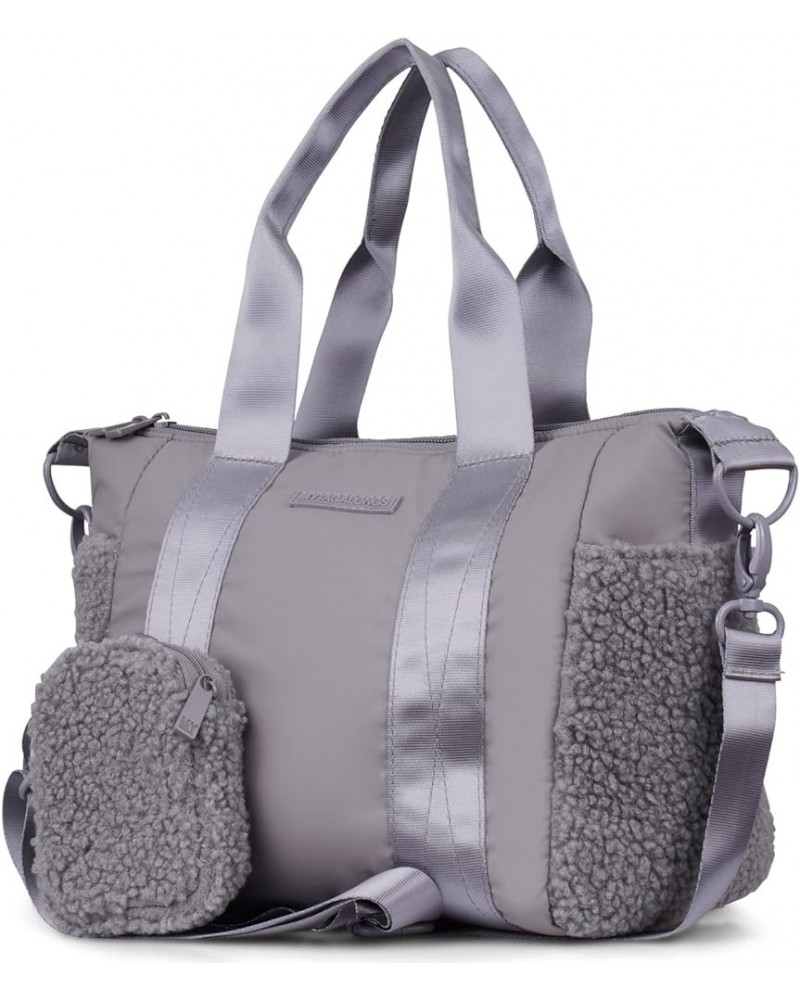 Mini Crossbody Tote Bag For Women - Includes a Detachable Shoulder Strap & a Zippered Pouch Aspen Smoke $31.80 Totes