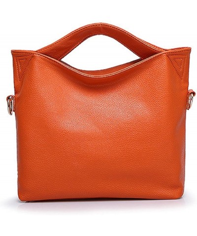 Top-Handle Bags Gifts Women's Shoulder Handbags Medium Bucket Bag for Women Crossbody Bags(Black) Orange $28.37 Totes