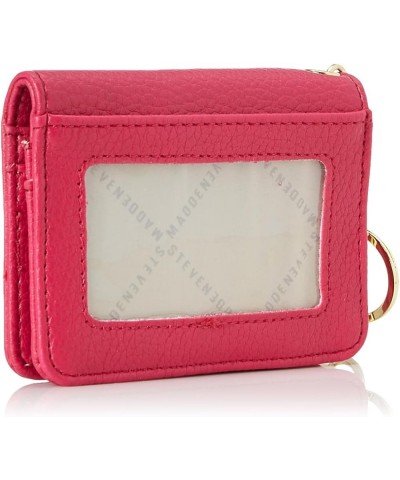 Bfold Clip On Card Case Wallet with Keyring (True Cognac) Fuschia $11.00 Wallets