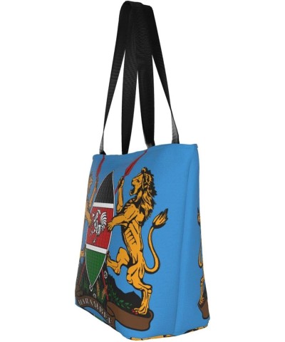 Coat Of Arms Of Kenya Fashion Shoulder Bag Large Capacity For Man Or Woman $19.12 Totes