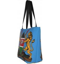 Coat Of Arms Of Kenya Fashion Shoulder Bag Large Capacity For Man Or Woman $19.12 Totes