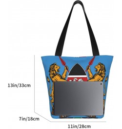 Coat Of Arms Of Kenya Fashion Shoulder Bag Large Capacity For Man Or Woman $19.12 Totes