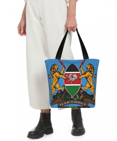 Coat Of Arms Of Kenya Fashion Shoulder Bag Large Capacity For Man Or Woman $19.12 Totes