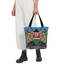 Coat Of Arms Of Kenya Fashion Shoulder Bag Large Capacity For Man Or Woman $19.12 Totes