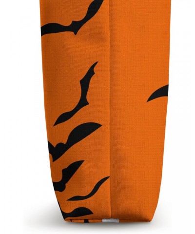 Halloween Bity Bats Orange And Black Tote Bag $11.88 Totes