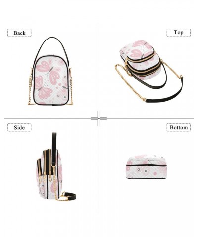 Joko lvery Butterflies1 Cross Body Purse Crossbody Bags Chain Handbag Shoulder Bag for Women Work Gifts $10.78 Crossbody Bags