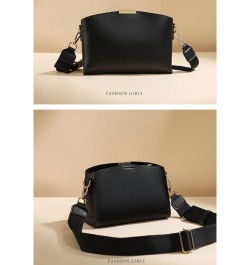 Crossbody Bag for Women Wovean Leather Small Messenger Bag for College Students Black $18.48 Totes