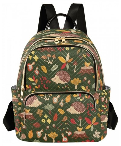 Forest Animals Mushrooms Flower Women Backpack Purse Ladies Fashion Shoulder Bag Daypack Travel Bag 7.5L Medium $15.19 Backpacks