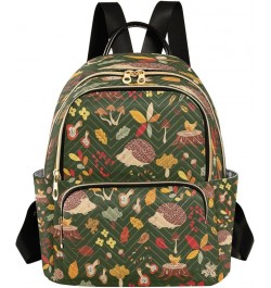 Forest Animals Mushrooms Flower Women Backpack Purse Ladies Fashion Shoulder Bag Daypack Travel Bag 7.5L Medium $15.19 Backpacks