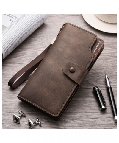 Men Wallets Clutch Bag Card Holder Male Purse mobile phone bag Large Capacity Wallet For Men-black (Color : Black) $44.80 Wal...