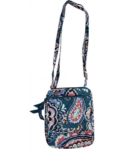 Cotton Front Zip Wristlet Haymarket Paisley Jewel $26.84 Crossbody Bags