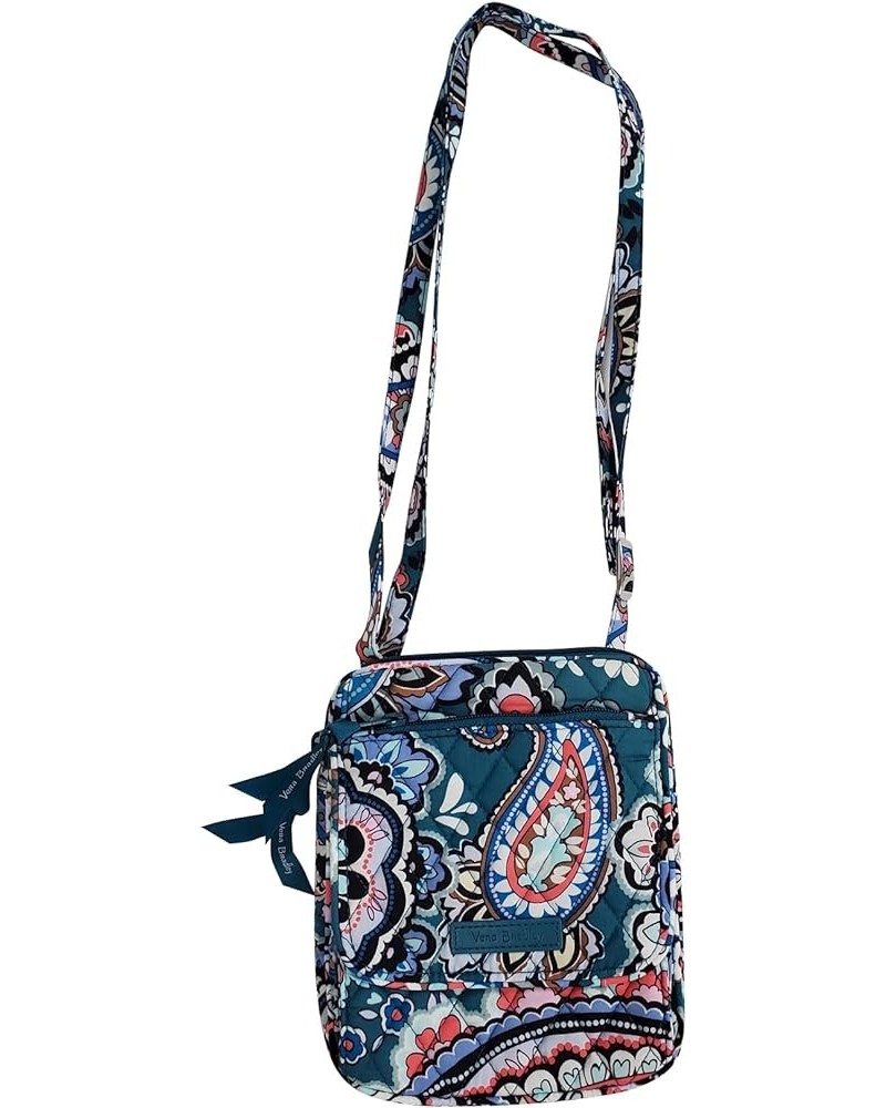 Cotton Front Zip Wristlet Haymarket Paisley Jewel $26.84 Crossbody Bags