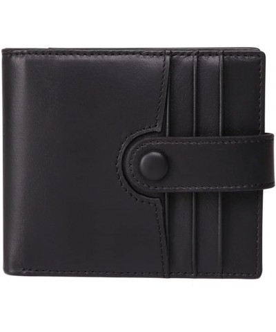 Slim RFID Wallets for Men,Genuine Leather Front Pocket Bifold Wallet (Color : Black, Size : 11 * 2 * 9.7cm) 11*2*9.7cm Black ...