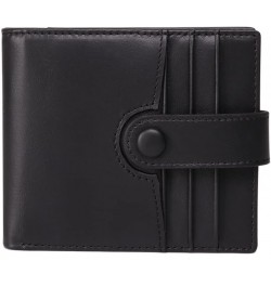 Slim RFID Wallets for Men,Genuine Leather Front Pocket Bifold Wallet (Color : Black, Size : 11 * 2 * 9.7cm) 11*2*9.7cm Black ...