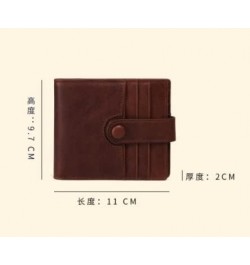 Slim RFID Wallets for Men,Genuine Leather Front Pocket Bifold Wallet (Color : Black, Size : 11 * 2 * 9.7cm) 11*2*9.7cm Black ...