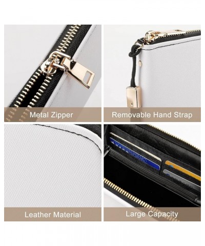 Long Clutch Wallet, Long Handbag with Wristlet Strap, PU Leather Zip Purse Multi 13 $20.39 Wristlets