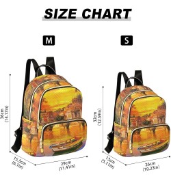 Beautiful Italy View Women's Backpack Purse Causal Daypack Work Travel College Business Trip Bag Shoulder Bag Small $12.79 Ba...