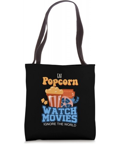 Popcorn Cinema Movie Staff Popcorn Lover Funny Corn Tote Bag $10.80 Totes