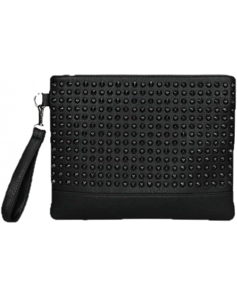 Women Clutch Bags Purse Rivets Handbags, Evening Bags Crossbody Bag (black) Black $40.15 Evening Bags