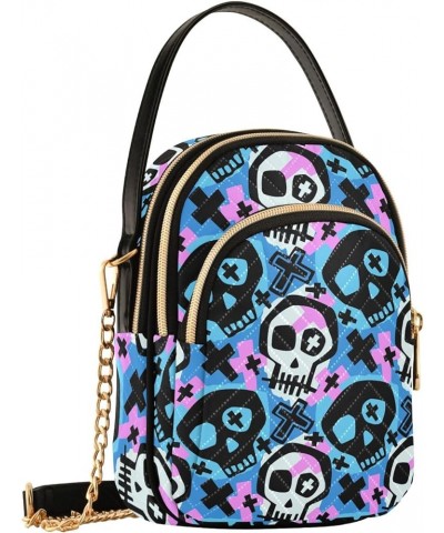 Crossbody Bags for Women, Sling Bags Goth Skulls Skulls 263 $12.60 Crossbody Bags