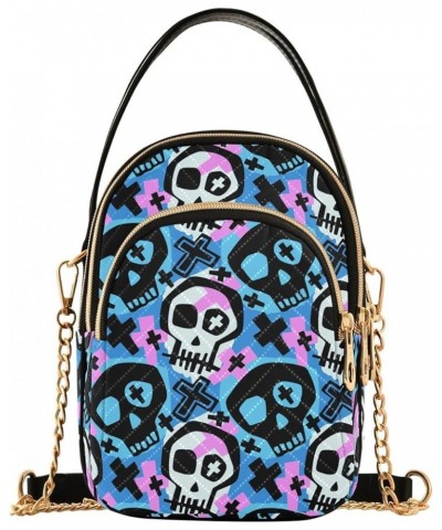 Crossbody Bags for Women, Sling Bags Goth Skulls Skulls 263 $12.60 Crossbody Bags