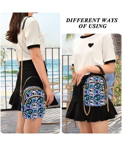 Crossbody Bags for Women, Sling Bags Goth Skulls Skulls 263 $12.60 Crossbody Bags