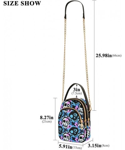 Crossbody Bags for Women, Sling Bags Goth Skulls Skulls 263 $12.60 Crossbody Bags