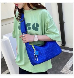 Crossbody bag for women's casual and minimalist middle and high school students, class bag, shoulder bag Klein Blue $11.50 Cr...