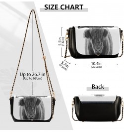 Crossbody Bags for Women Trendy Women's Black Shoulder Bag Small PU Leather Flap Cross Body Bag Handbags Pattern21 $24.59 Cro...