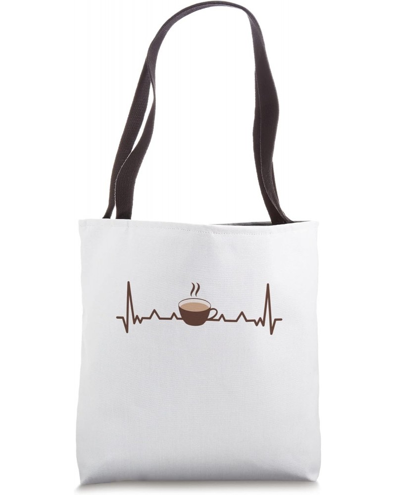 Coffee Espresso Coffee Lovers ECG Men Women Tote Bag $9.53 Totes