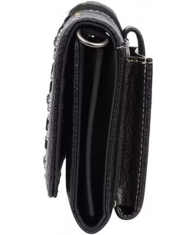 Wallet Western Crossbody Bag Shoulder Bag for Women Black Stud $18.87 Shoulder Bags