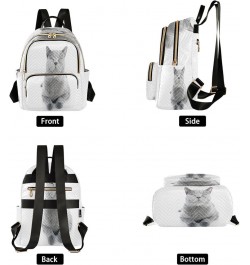 British Shorthair Cat Fashion Backpack Purse Ladies Fashion Rucksack Travel Shoulder Bag Casual Daily Backpack Small $18.86 B...