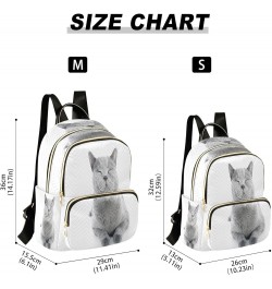 British Shorthair Cat Fashion Backpack Purse Ladies Fashion Rucksack Travel Shoulder Bag Casual Daily Backpack Small $18.86 B...