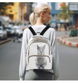 British Shorthair Cat Fashion Backpack Purse Ladies Fashion Rucksack Travel Shoulder Bag Casual Daily Backpack Small $18.86 B...