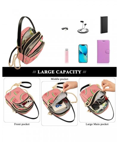 Small Crossbody Bags for Women Trendy Cute Red Watermelons Travel Sling Bag Women's Crossbody Handbags Satchel Bags $14.81 Sa...