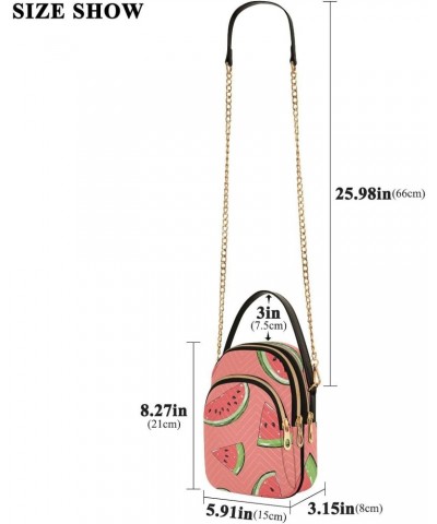 Small Crossbody Bags for Women Trendy Cute Red Watermelons Travel Sling Bag Women's Crossbody Handbags Satchel Bags $14.81 Sa...