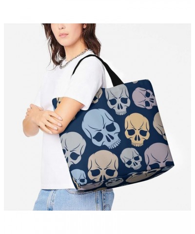 Large Capacity Shopping Bag for Women Shoulder Tote Handbag Vintage Aesthetic Travel Work Picnic Pattern (452) $15.29 Totes