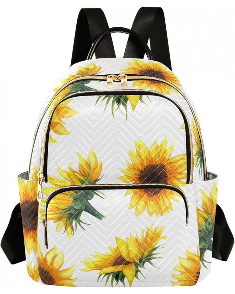 Sunflowers Farmhouse Women's Backpack Wallet Casual Small Backpack Fashion Women's Travel Bag School Backpack Color057 Medium...