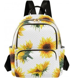 Sunflowers Farmhouse Women's Backpack Wallet Casual Small Backpack Fashion Women's Travel Bag School Backpack Color057 Medium...