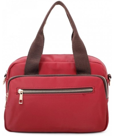 PU New Material Multi Pocket Stylish Crossbody Bag With Adjustable Long Strap Red $11.74 Crossbody Bags