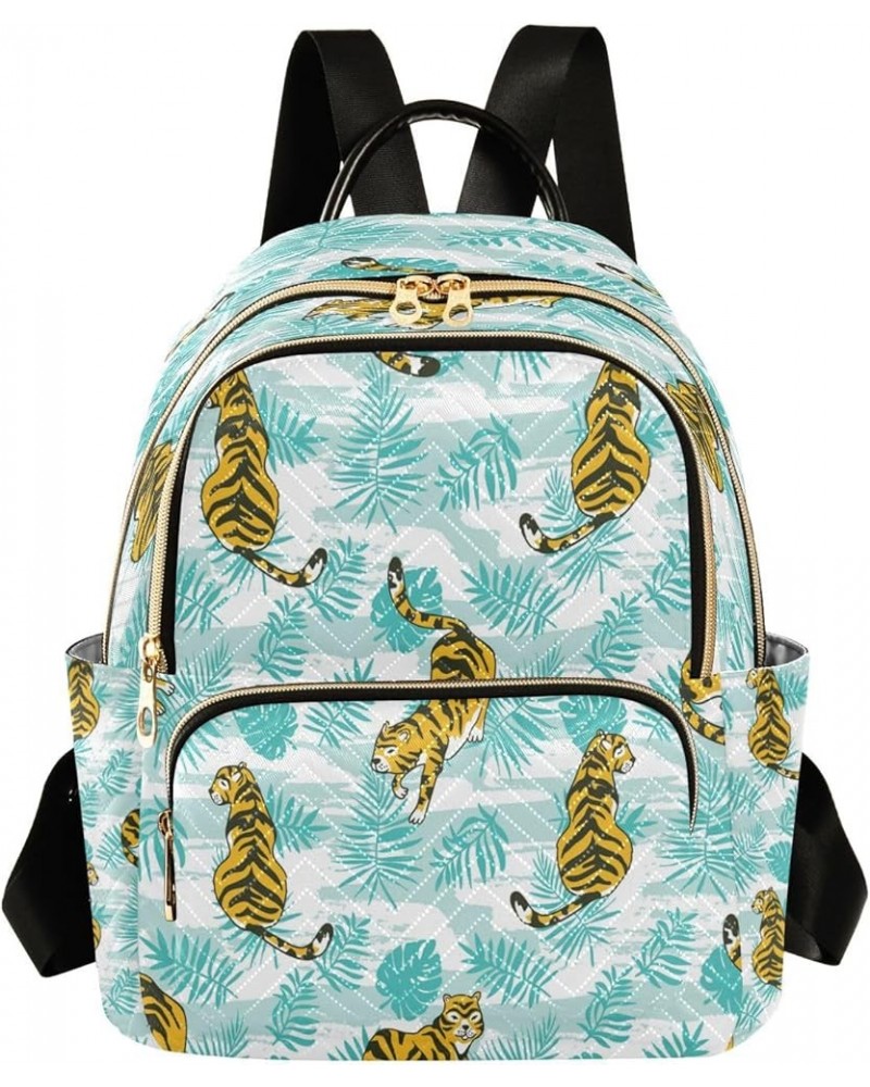 Fashion Backpack Mini Backpack Purse Casual Daily Backpack Tigers for Travel for College Work Small $20.51 Backpacks