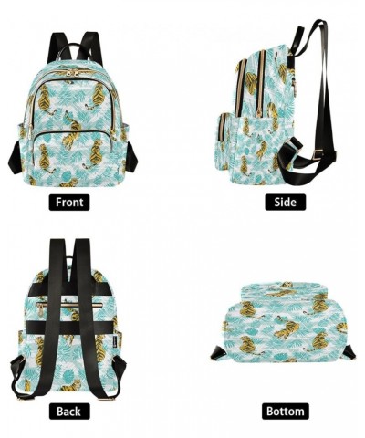 Fashion Backpack Mini Backpack Purse Casual Daily Backpack Tigers for Travel for College Work Small $20.51 Backpacks