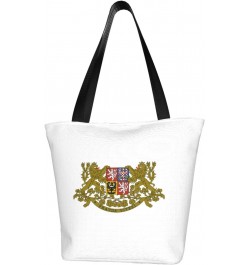 Flag of The Czech Republic Women'S Casual One Shoulder Carry Shopping Bag Large Capacity Working Storage Handbag $18.65 Shoul...