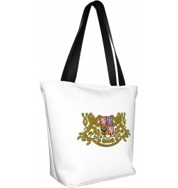 Flag of The Czech Republic Women'S Casual One Shoulder Carry Shopping Bag Large Capacity Working Storage Handbag $18.65 Shoul...