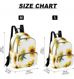 Sunflowers Farmhouse Women's Backpack Wallet Casual Small Backpack Fashion Women's Travel Bag School Backpack Color057 Medium...