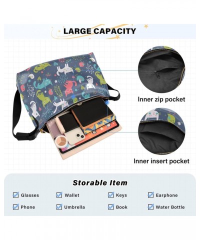 Kittens Birds Flowers Boys Crossbody Purse Women Shoulder Bags Waterproof Bag $17.15 Hobo Bags