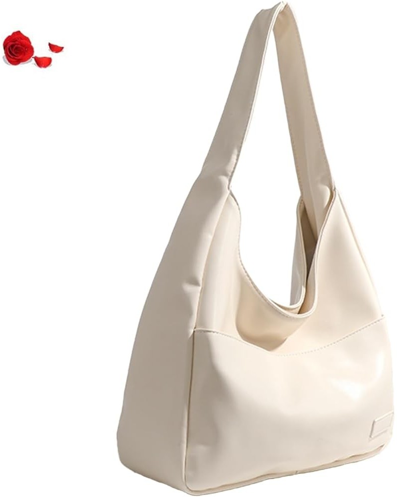 Ooomay Maya Shoulder Bag, Hobo Bag Women, Maya Shoulder Bag, Vegan Leather Maya Bag Casual Trendy Soft Bag White $14.40 Shoul...