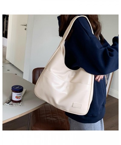 Ooomay Maya Shoulder Bag, Hobo Bag Women, Maya Shoulder Bag, Vegan Leather Maya Bag Casual Trendy Soft Bag White $14.40 Shoul...