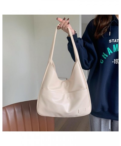 Ooomay Maya Shoulder Bag, Hobo Bag Women, Maya Shoulder Bag, Vegan Leather Maya Bag Casual Trendy Soft Bag White $14.40 Shoul...