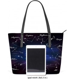 Women Tote Bag Large Capacity Ladies Shoulder Bag ﻿Zodiacal constellations Faux Leather Top Handle for Work Shopping Travel $...